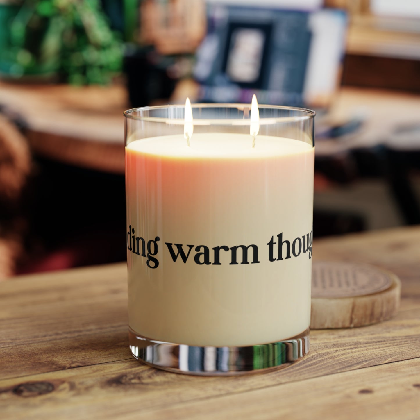 Scented Candle — 'Sending Warm Thoughts' 11oz Glass Candle