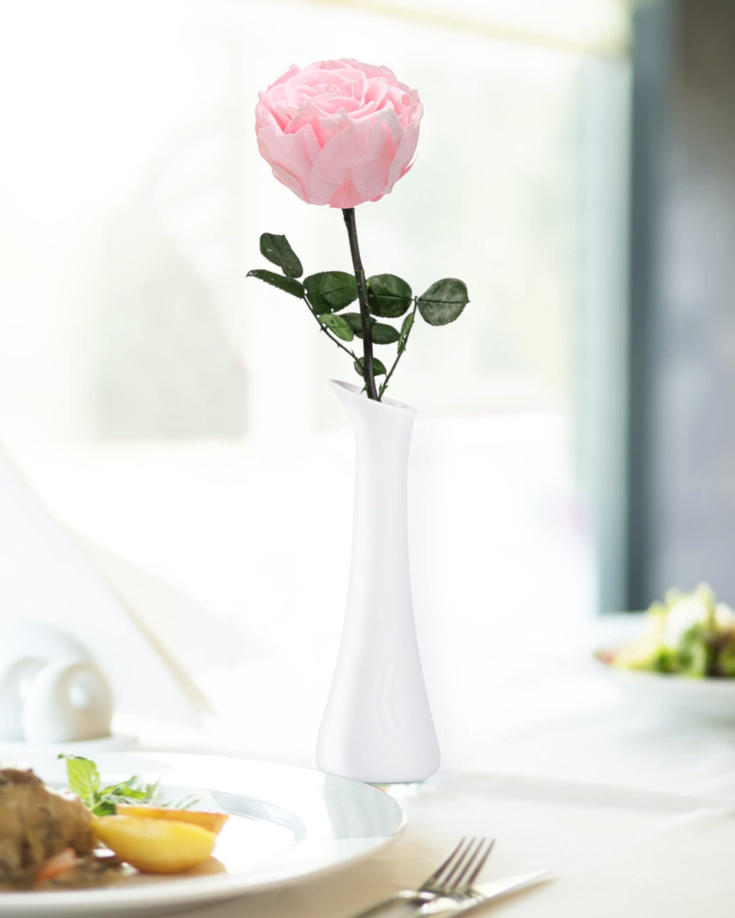 Flowers for Delivery Prime, Preserved Roses Flower Gifts for Women, Real Roses Single Rose Gifts for Her, Mom Birthday Gifts from Daughter, Valentines Flowers Red Roses