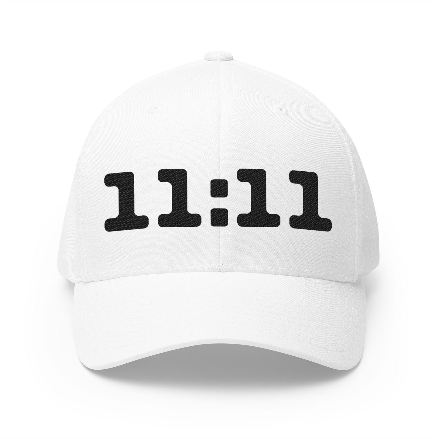 11 11 Embroidery Cap Closed Back Structured Hat