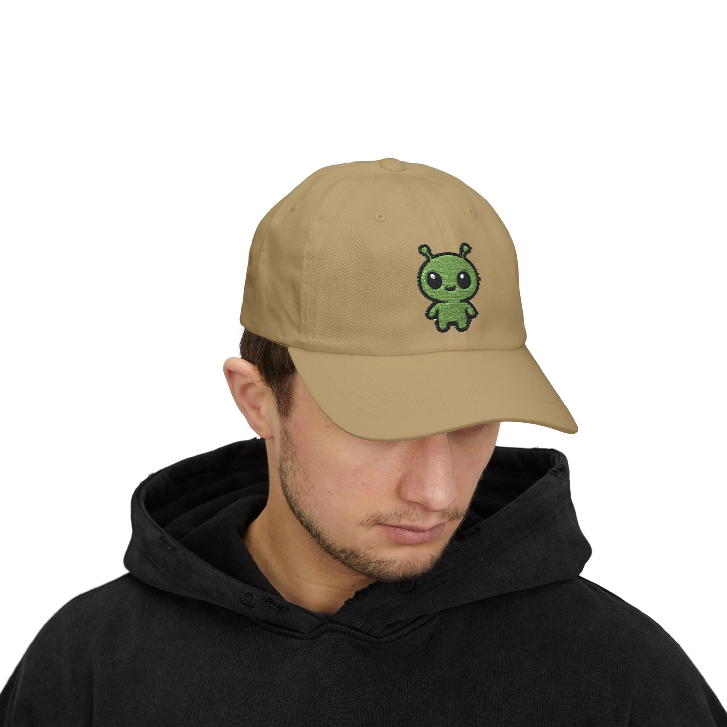Alien Embroidered Dad Cap Cute Green Alien Baseball Hat