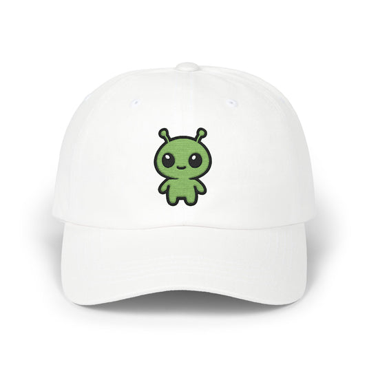 Alien Embroidered Dad Cap Cute Green Alien Baseball Hat
