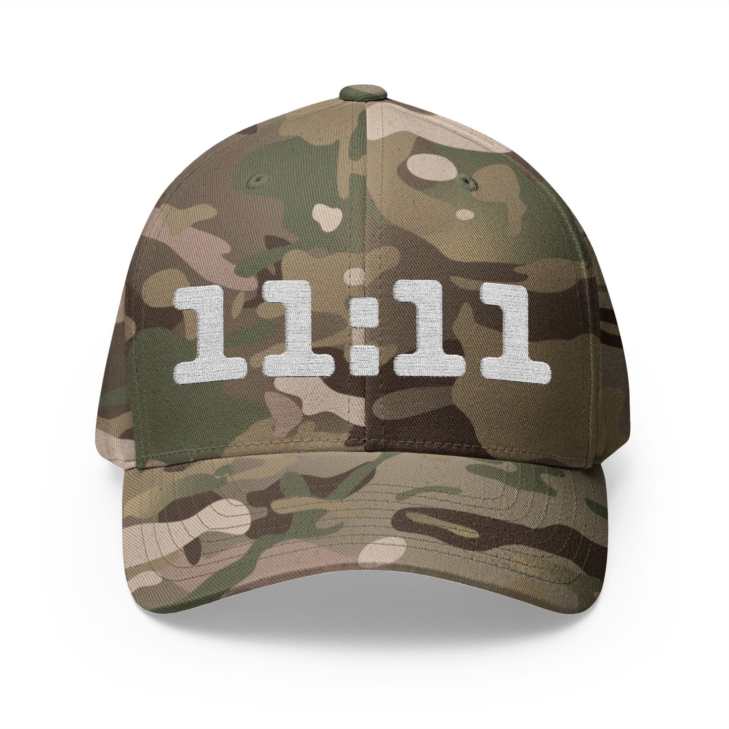 11 11 Embroidered Cap Closed Back Structured Cap