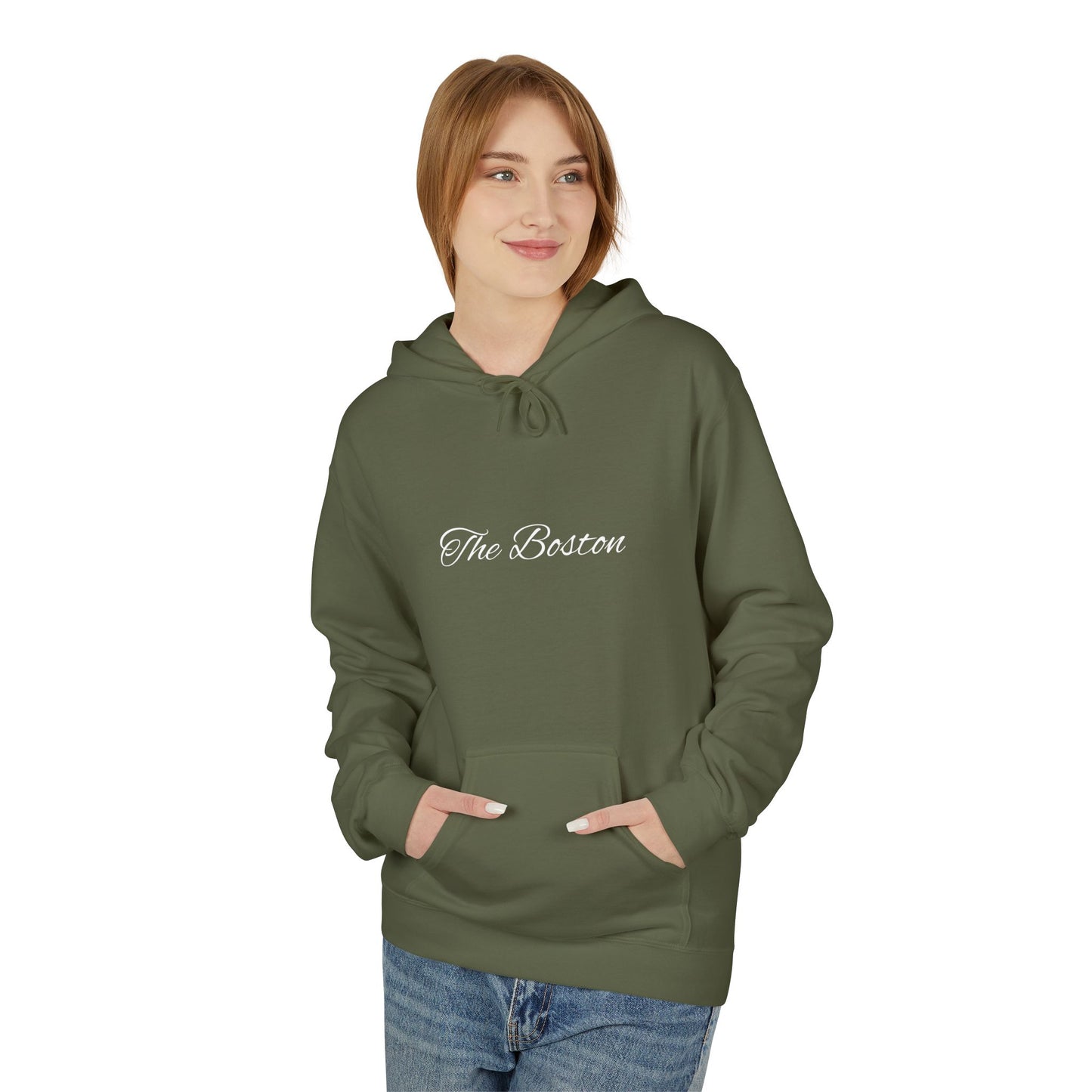 'The Boston' Hoodie — Soft Midweight Fleece Pullover