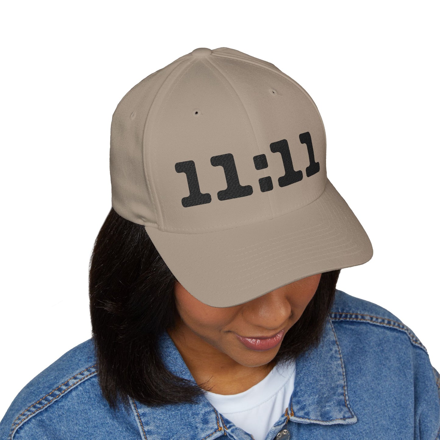11 11 Embroidery Cap Closed Back Structured Hat