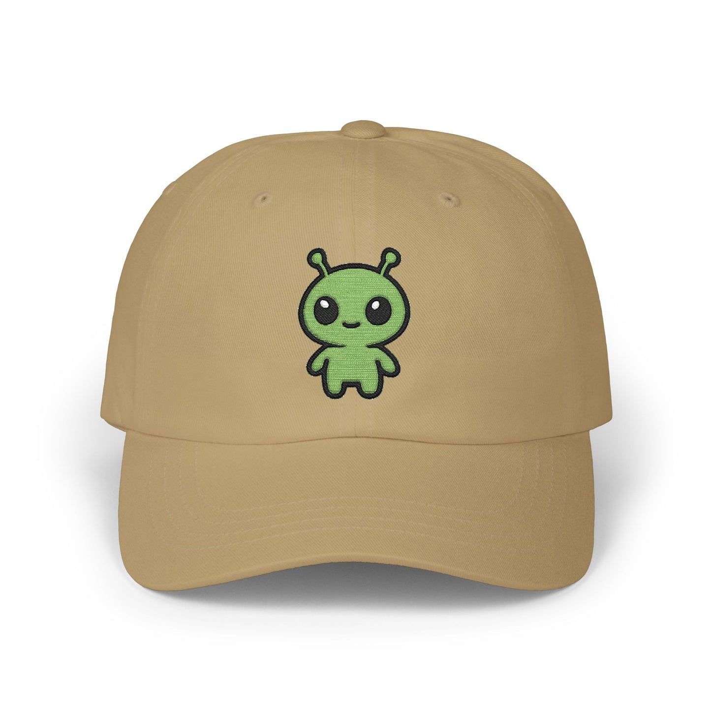 Alien Embroidered Dad Cap Cute Green Alien Baseball Hat