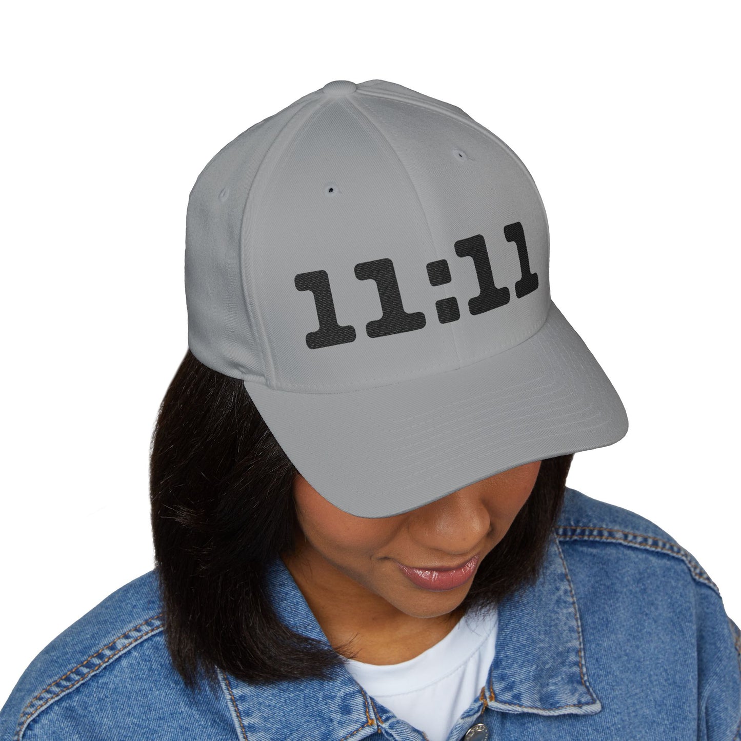 11 11 Embroidery Cap Closed Back Structured Hat