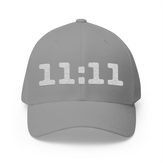 11 11 Embroidered Cap Closed Back Structured Cap