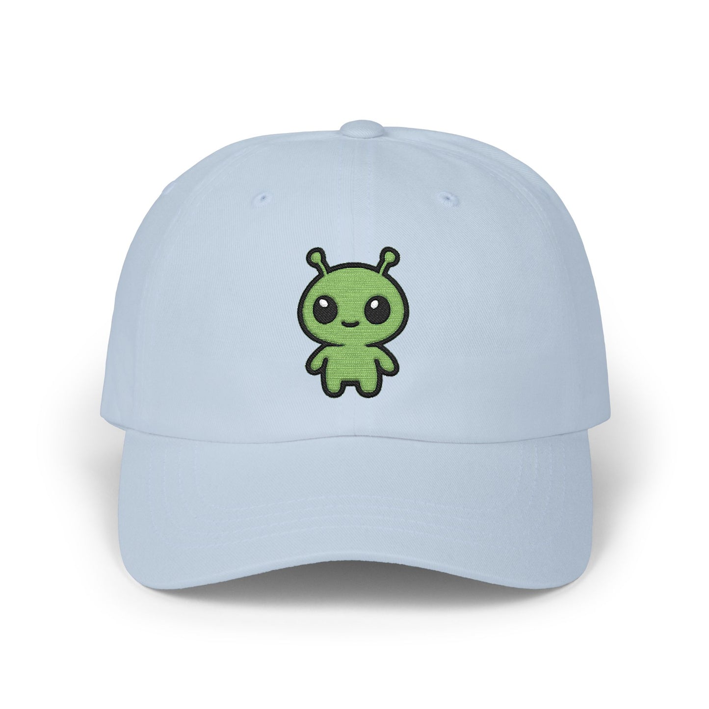 Alien Embroidered Dad Cap Cute Green Alien Baseball Hat