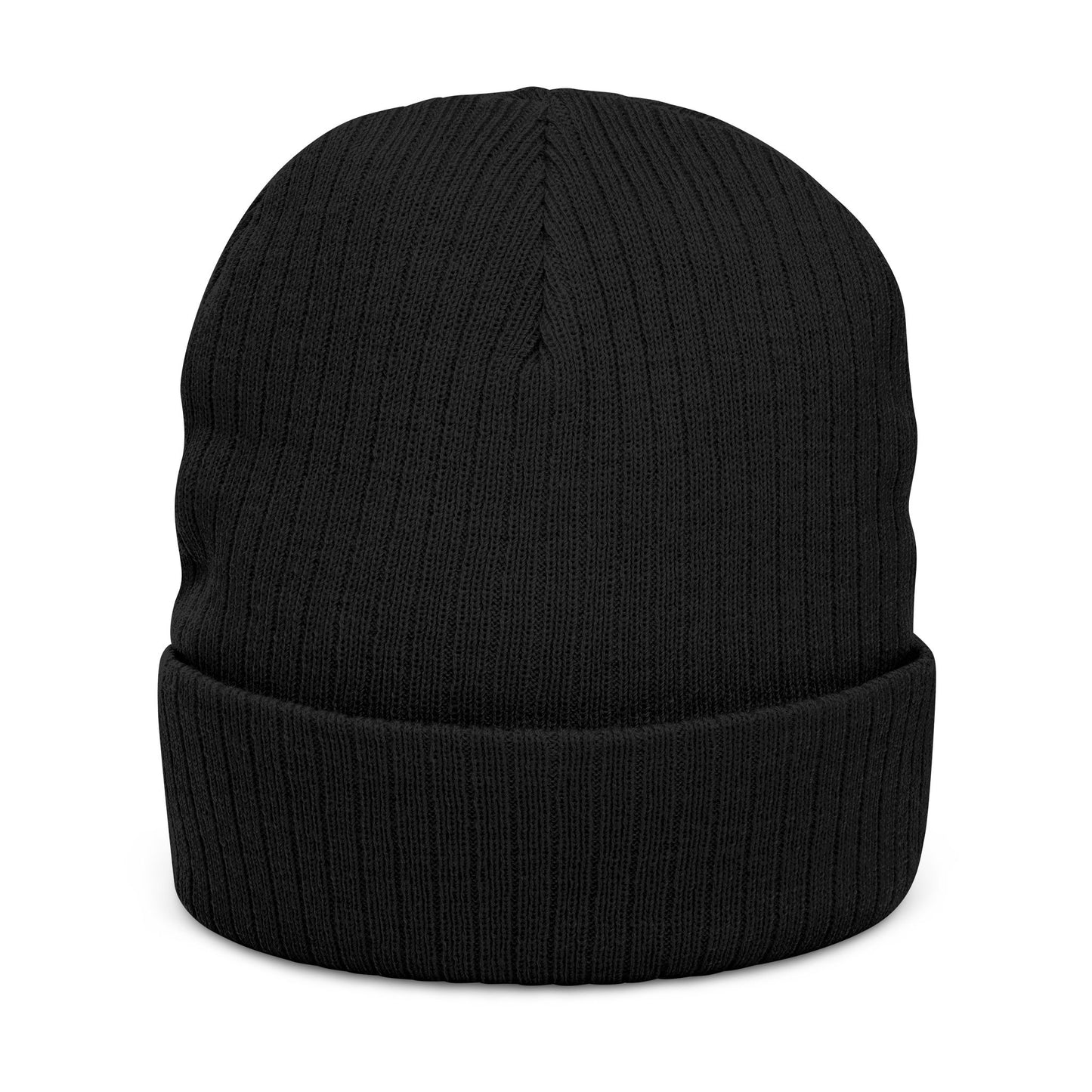 Embroidered Ribbed Beanie I Don't Know I Just Work Here Crew Hat