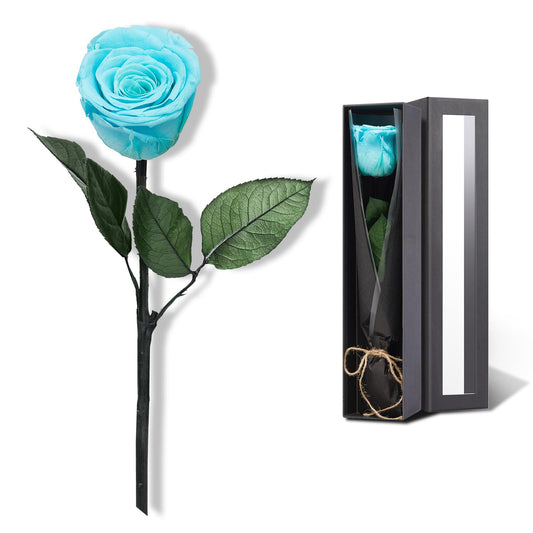 Flowers for Delivery Prime, Preserved Roses Flower Gifts for Women, Real Roses Single Rose Gifts for Her, Mom Birthday Gifts from Daughter, Valentines Flowers Red Roses