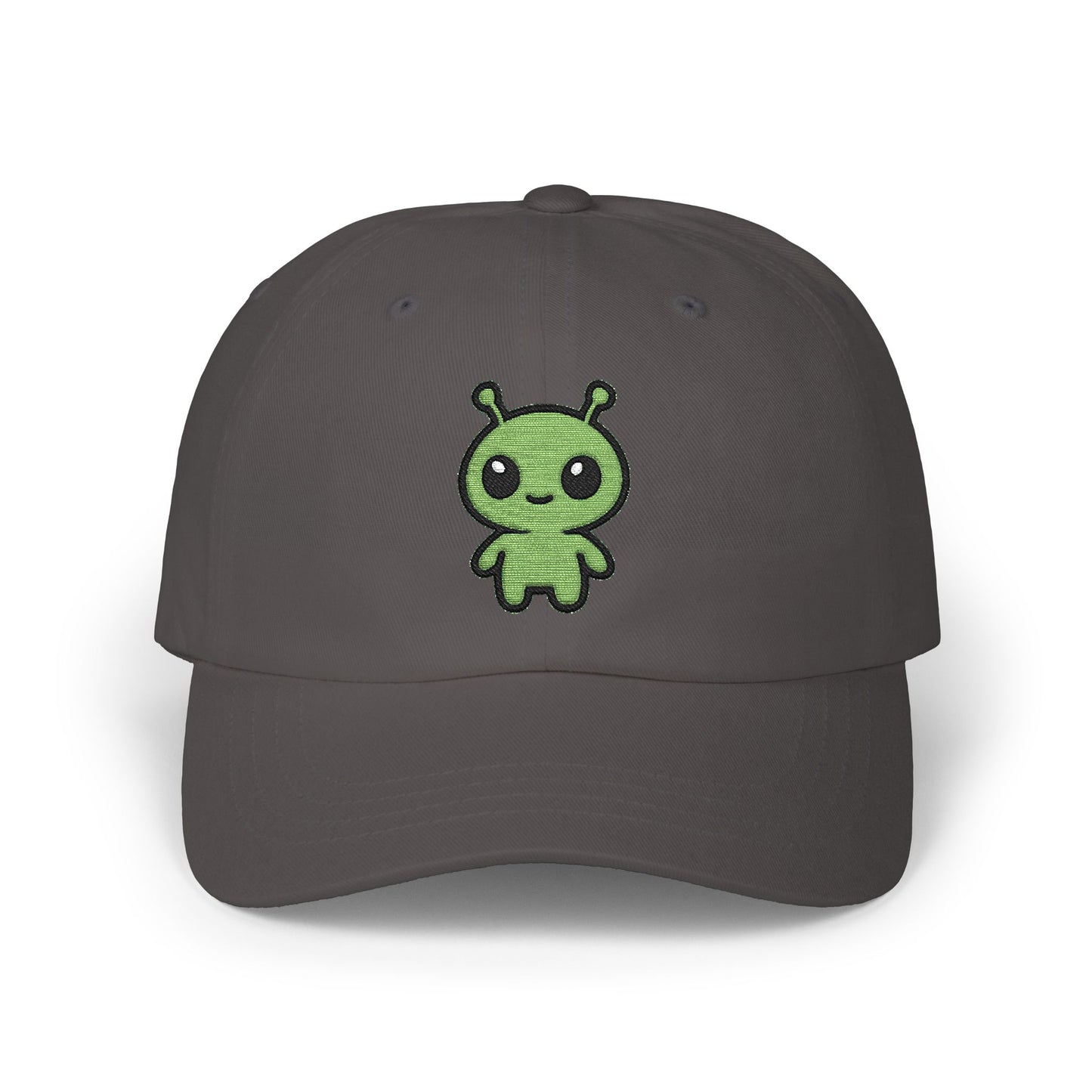 Alien Embroidered Dad Cap Cute Green Alien Baseball Hat