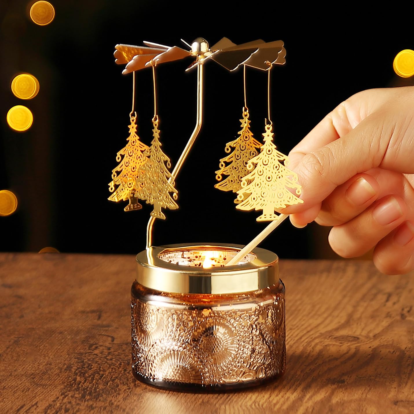 Candle Gifts for Women, Birthday Gifts for Mom Daughter Sister Wife, Unique Butterfly Gift for Friend Women, Rotatable Scented Candles Gift for Christmas Anniversary Mothers Day