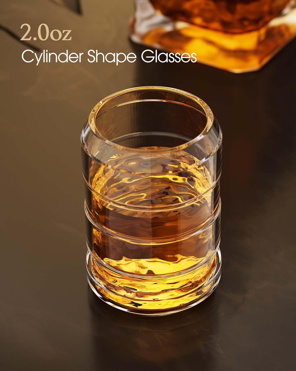 Gun Whiskey Decanter Sets for Men, Kollea Liquor Decanter Set with Gun Shot Glass, Unique Birthday Gifts for Men Dad, Cool Anniversary Christmas Gift for Him Husband, Dispenser for Bar Drinking Party