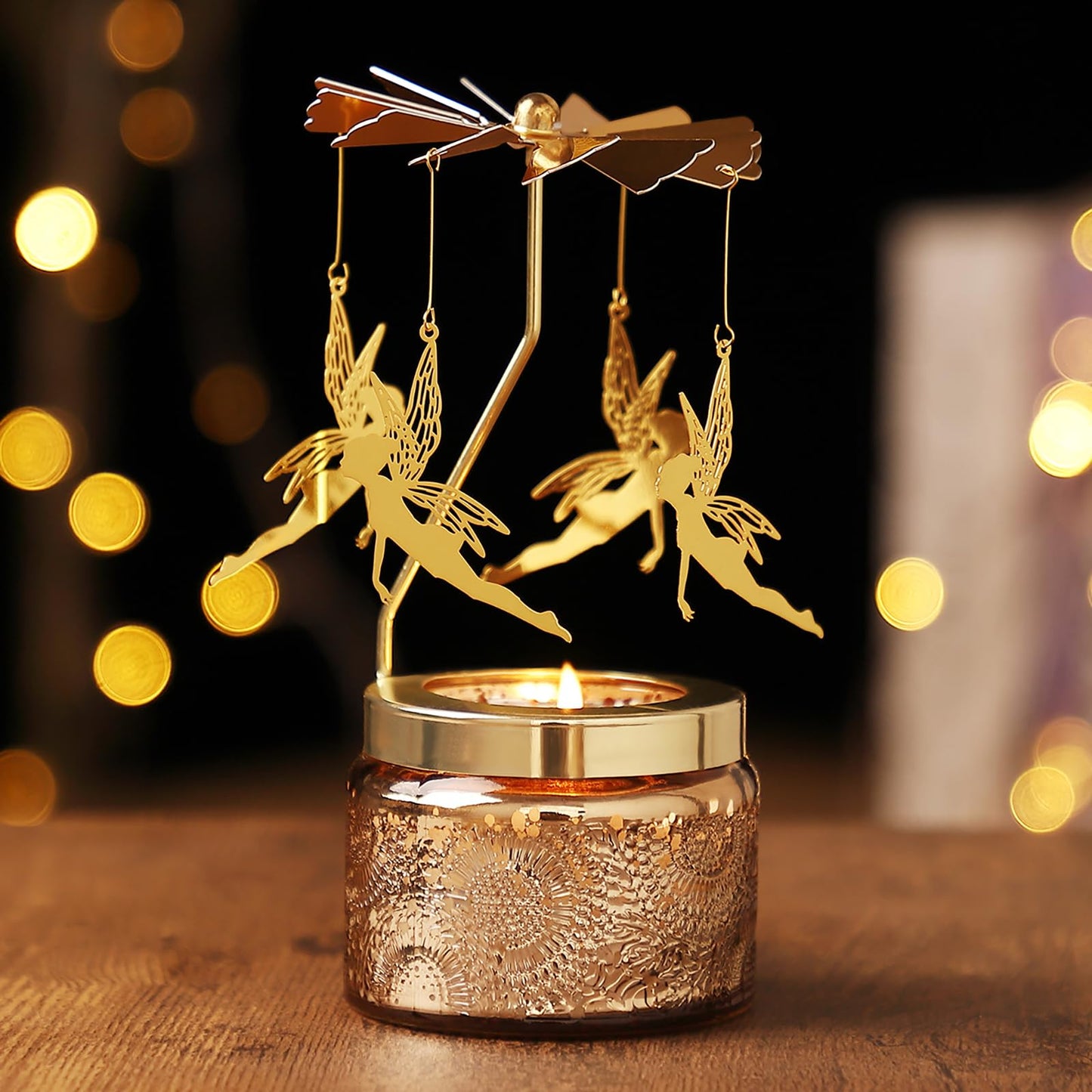 Candle Gifts for Women, Birthday Gifts for Mom Daughter Sister Wife, Unique Butterfly Gift for Friend Women, Rotatable Scented Candles Gift for Christmas Anniversary Mothers Day