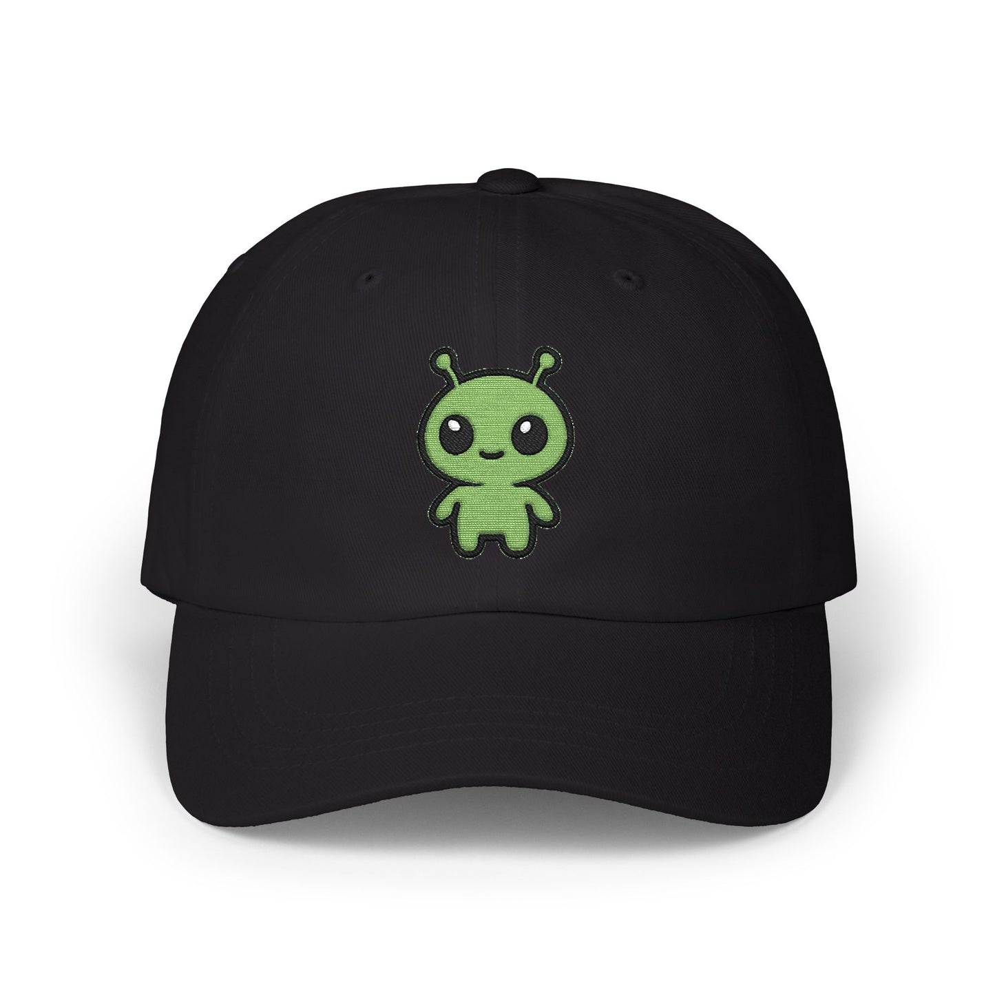 Alien Embroidered Dad Cap Cute Green Alien Baseball Hat