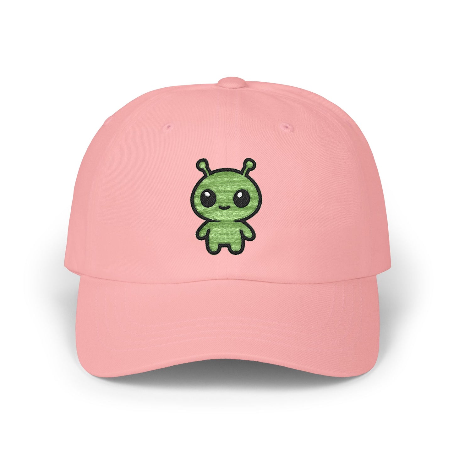 Alien Embroidered Dad Cap Cute Green Alien Baseball Hat