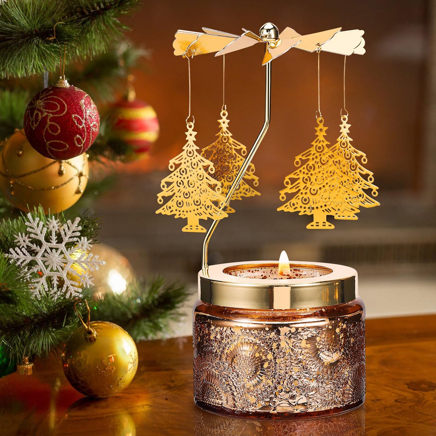 Candle Gifts for Women, Birthday Gifts for Mom Daughter Sister Wife, Unique Butterfly Gift for Friend Women, Rotatable Scented Candles Gift for Christmas Anniversary Mothers Day