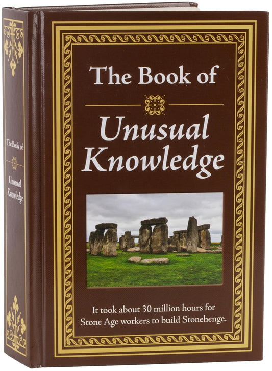 The Book of Unusual Knowledge: Big Book of Fascinating Facts & Information | Hardcover Gift for Trivia Buffs, Curious Minds, Adults, Dad & Knowledge Seekers
