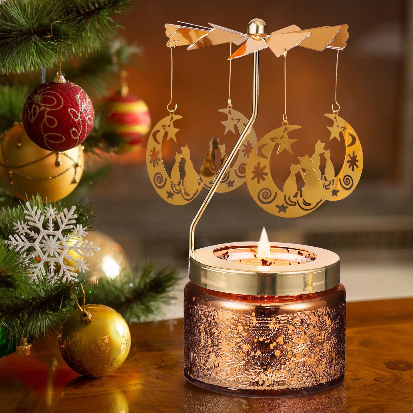 Candle Gifts for Women, Birthday Gifts for Mom Daughter Sister Wife, Unique Butterfly Gift for Friend Women, Rotatable Scented Candles Gift for Christmas Anniversary Mothers Day