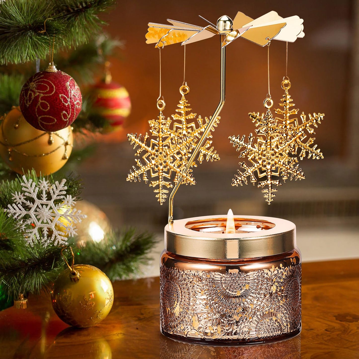 Candle Gifts for Women, Birthday Gifts for Mom Daughter Sister Wife, Unique Butterfly Gift for Friend Women, Rotatable Scented Candles Gift for Christmas Anniversary Mothers Day