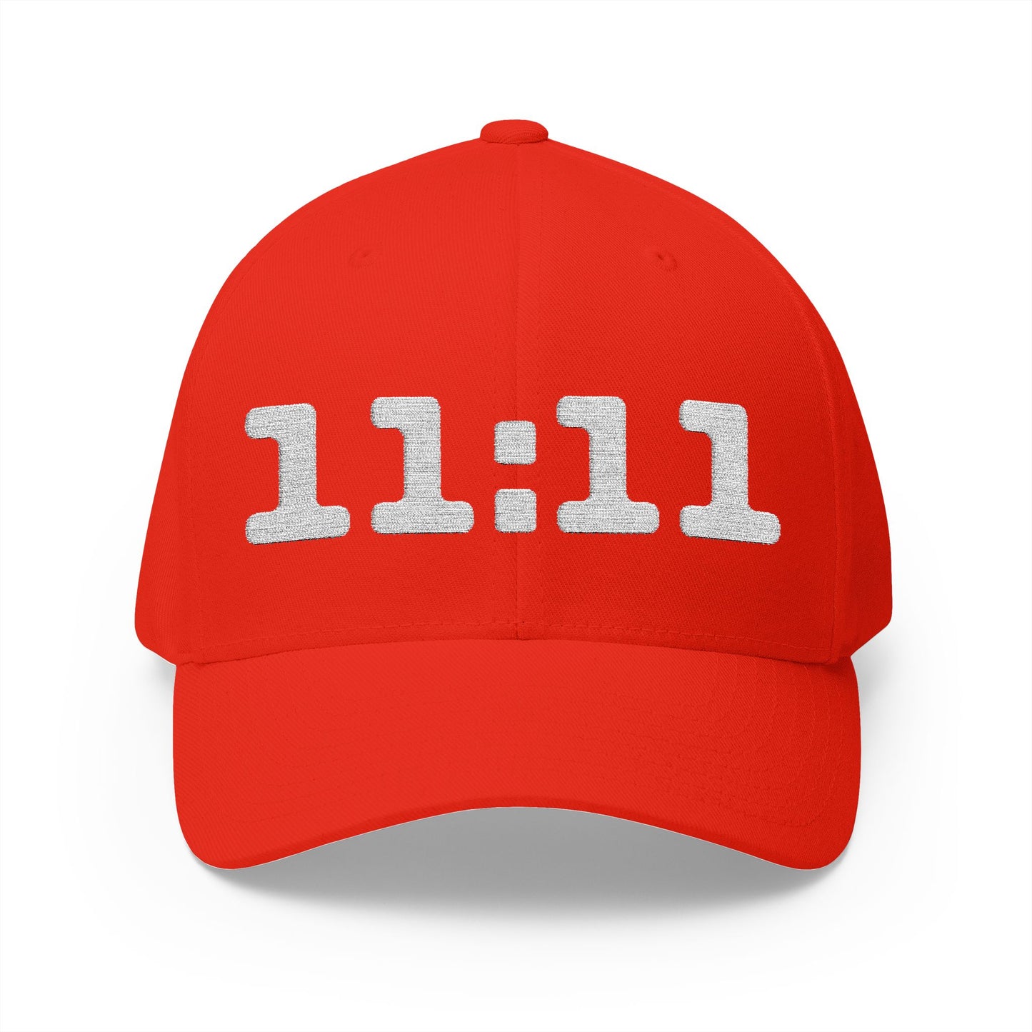 11 11 Embroidered Cap Closed Back Structured Cap