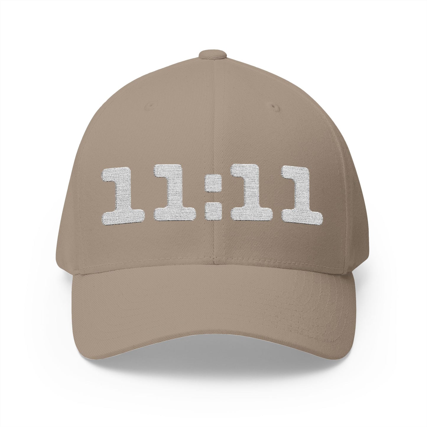 11 11 Embroidered Cap Closed Back Structured Cap
